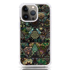 Digital Art Triangle Pattern Texture Mosaic Iphone 13 Pro Tpu Uv Print Case by Grandong