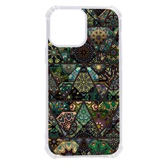 Digital Art Triangle Pattern Texture Mosaic Iphone 13 Pro Max Tpu Uv Print Case by Grandong