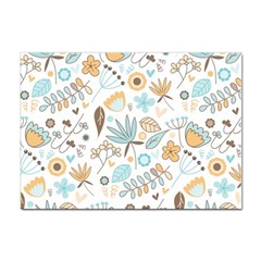 Pattern Flower Leaves, Sticker A4 (10 Pack) by Grandong