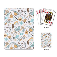 Pattern Flower Leaves, Playing Cards Single Design (rectangle) by Grandong