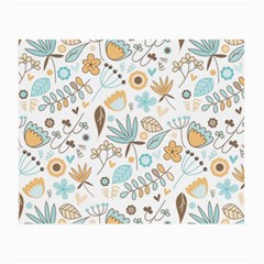 Pattern Flower Leaves, Small Glasses Cloth (2 Sides) by Grandong