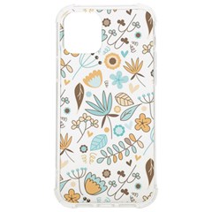 Pattern Flower Leaves, Iphone 12/12 Pro Tpu Uv Print Case by Grandong