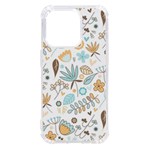 Pattern Flower Leaves, iPhone 14 Pro TPU UV Print Case Front