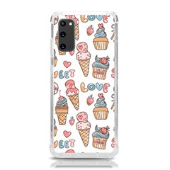 Love Pattern Texture Samsung Galaxy S20 6 2 Inch Tpu Uv Case by Grandong