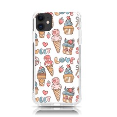 Love Pattern Texture Iphone 11 Tpu Uv Print Case by Grandong