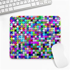 Texture Colorful Abstract Pattern Large Mousepad by Grandong