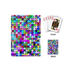 Texture Colorful Abstract Pattern Playing Cards Single Design (mini) by Grandong