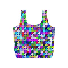 Texture Colorful Abstract Pattern Full Print Recycle Bag (s) by Grandong