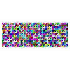 Texture Colorful Abstract Pattern Banner And Sign 8  X 3  by Grandong