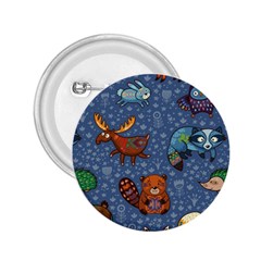 Animals Pattern Colorful Vector 2 25  Buttons by Grandong