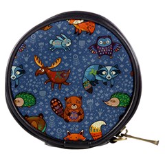 Animals Pattern Colorful Vector Mini Makeup Bag by Grandong