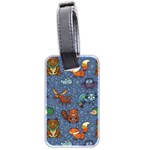 Animals Pattern Colorful Vector Luggage Tag (two sides) Back