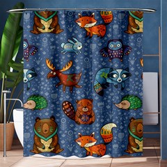 Animals Pattern Colorful Vector Shower Curtain 60  X 72  (medium)  by Grandong