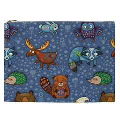 Animals Pattern Colorful Vector Cosmetic Bag (xxl) by Grandong