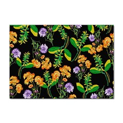 Flower Pattern Art Floral Texture Sticker A4 (100 pack)