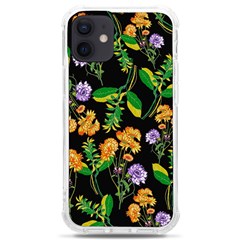 Flower Pattern Art Floral Texture iPhone 12 mini TPU UV Print Case	