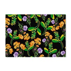 Flower Pattern Art Floral Texture Crystal Sticker (A4)