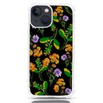 Flower Pattern Art Floral Texture iPhone 13 mini TPU UV Print Case Front