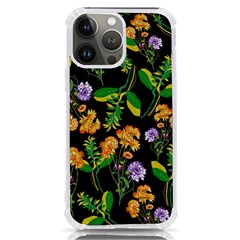 Flower Pattern Art Floral Texture iPhone 13 Pro Max TPU UV Print Case