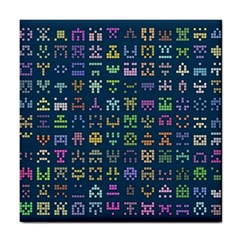 Procedural Generation Digital Art Pattern Tile Coaster by Grandong