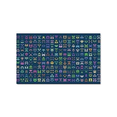 Procedural Generation Digital Art Pattern Sticker Rectangular (100 Pack) by Grandong