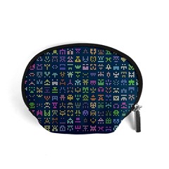 Procedural Generation Digital Art Pattern Accessory Pouch (small) by Grandong