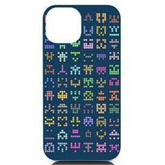 Procedural Generation Digital Art Pattern Iphone 14 Black Uv Print Case by Grandong