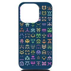 Procedural Generation Digital Art Pattern Iphone 14 Pro Black Uv Print Case by Grandong