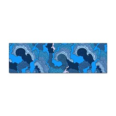 Blue Moving Texture Abstract Texture Sticker Bumper (10 pack)