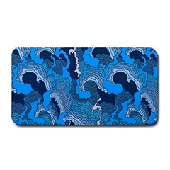 Blue Moving Texture Abstract Texture Medium Bar Mat