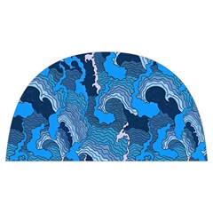 Blue Moving Texture Abstract Texture Anti Scalding Pot Cap