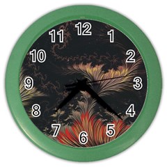 Fractal Digital Art Pattern Color Wall Clock by Grandong