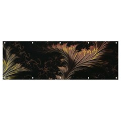 Fractal Digital Art Pattern Banner And Sign 12  X 4  by Grandong