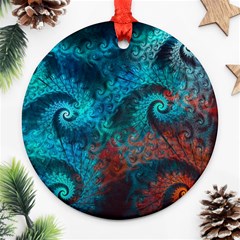 Spiral Abstract Pattern Abstract Ornament (Round)