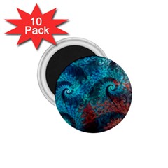 Spiral Abstract Pattern Abstract 1.75  Magnets (10 pack) 