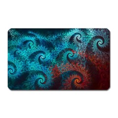 Spiral Abstract Pattern Abstract Magnet (Rectangular)