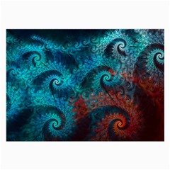 Spiral Abstract Pattern Abstract Large Glasses Cloth (2 Sides) by Grandong