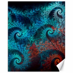 Spiral Abstract Pattern Abstract Canvas 11  X 14  by Grandong