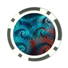 Spiral Abstract Pattern Abstract Poker Chip Card Guard (10 Pack) by Grandong