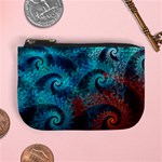 Spiral Abstract Pattern Abstract Mini Coin Purse Front