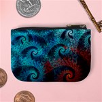 Spiral Abstract Pattern Abstract Mini Coin Purse Back