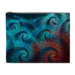 Spiral Abstract Pattern Abstract Cosmetic Bag (xl) by Grandong