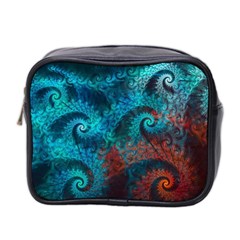 Spiral Abstract Pattern Abstract Mini Toiletries Bag (two Sides) by Grandong