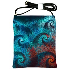 Spiral Abstract Pattern Abstract Shoulder Sling Bag