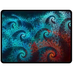 Spiral Abstract Pattern Abstract Fleece Blanket (Large)