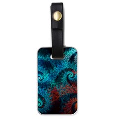 Spiral Abstract Pattern Abstract Luggage Tag (one side)