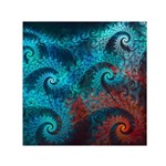 Spiral Abstract Pattern Abstract Square Satin Scarf (30  x 30 ) Front