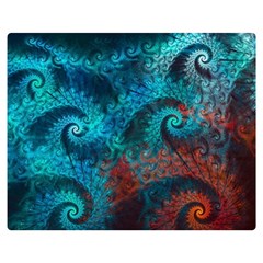 Spiral Abstract Pattern Abstract Premium Plush Fleece Blanket (medium) by Grandong