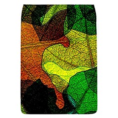 Colorful Autumn Leaves Texture Abstract Pattern Removable Flap Cover (l) by Grandong