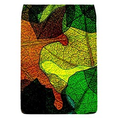 Colorful Autumn Leaves Texture Abstract Pattern Removable Flap Cover (s) by Grandong